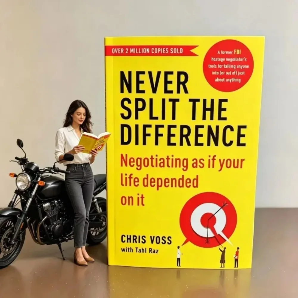 2026 Cal Newport's Deep Work &Never Split The Difference By Chris Voss Books  for Adults Negotiations Emotional Intelligence