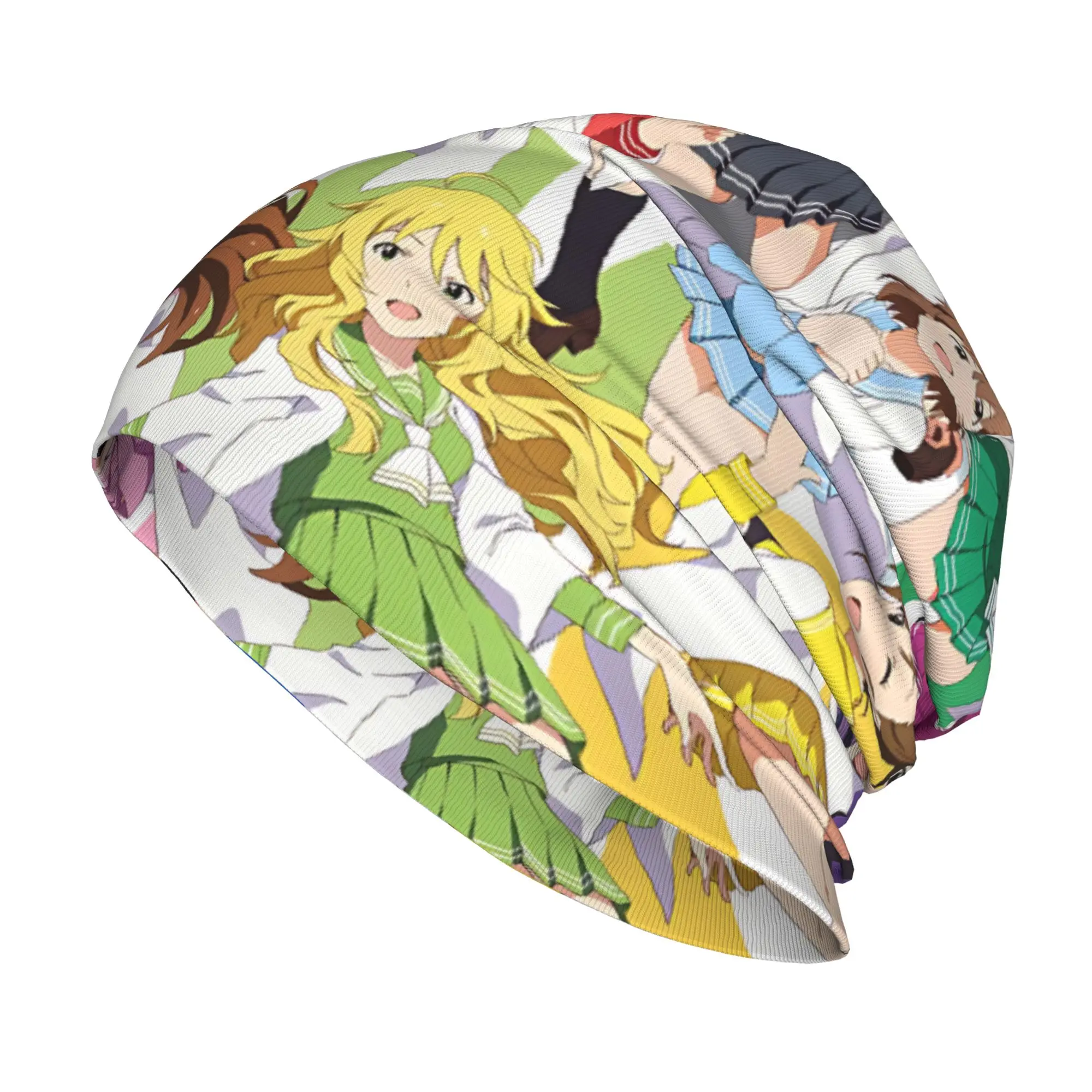 1 Piece I-IDOLM Skullies Caps Group Thin Hat Autumn Spring Bonnet Hats Men Women's Unisex Ski Cap