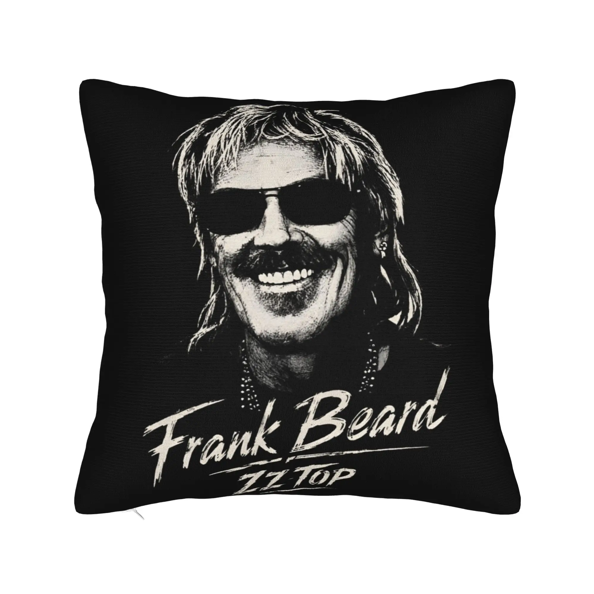 Decorative Pillowcase RIP Frank Beard Merch Home  Pillow Case Cover Square Multi-Size