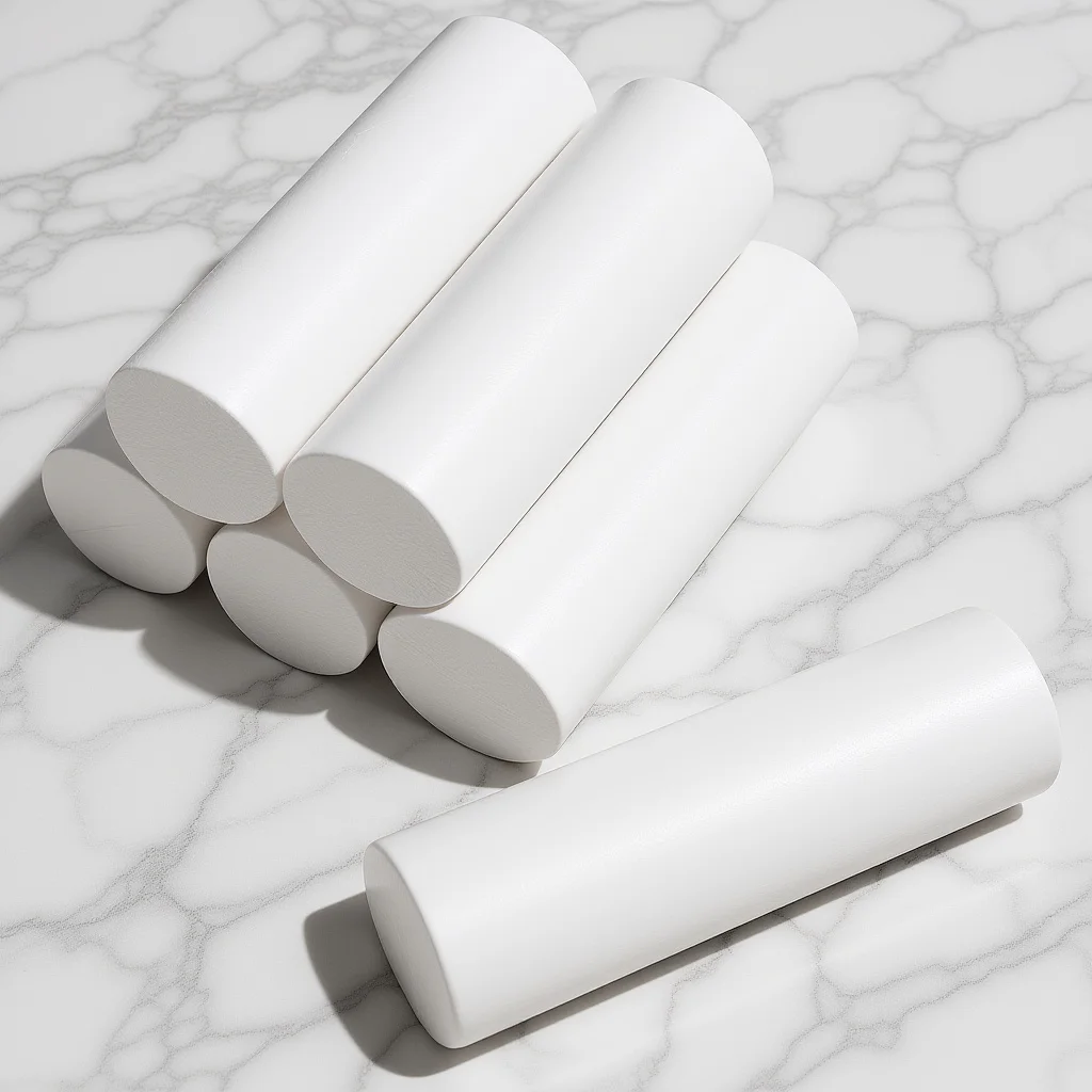 

Foam Cylinder Craft Kit 6pcs White Decorative Pillars for Christmas Bedroom Adornment Party Decoration Supplies