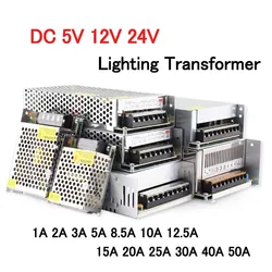 Trasformatore di illuminazione AC 110V ~ 220V a DC 5V 12V 24V alimentatore Switching 2A 3A 5A 10A 15A 20A 30A 40A Driver LED per luce CCTV