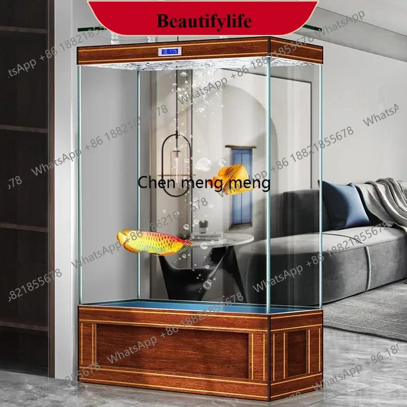 

C178 Goldfish Bowl Living Room Aquariums Nordic Originality Design Floor Type Fishbowl Self-filtered Water Pet Products