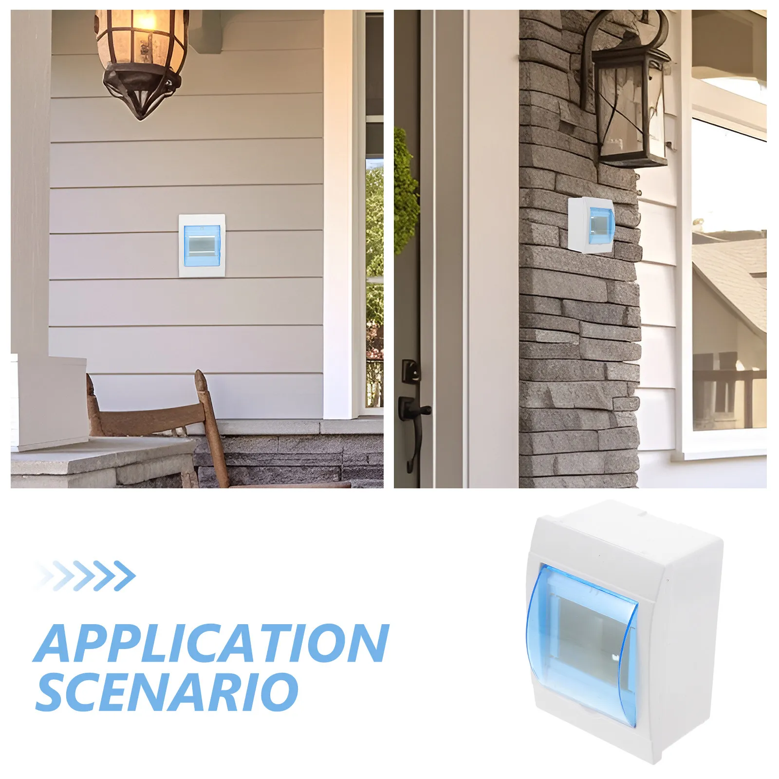 Weatherproof Outdoor Distribution Box Plastic Electrical Panel Cover Easy Install Breaker Box Electrical Boxes Plastic