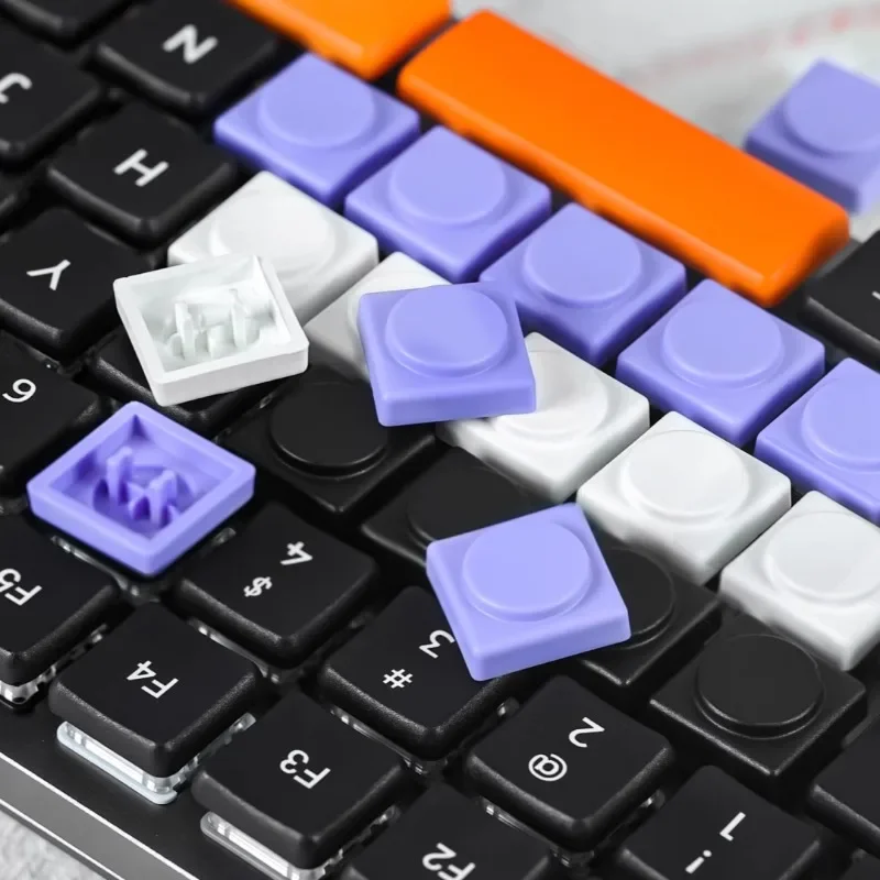 

Low Profile Keycaps PBT/PC Thermal Sublimation Keycaps 1U Keboard Caps Customized Gaming Mechanical Keyboard Accessories Gifts