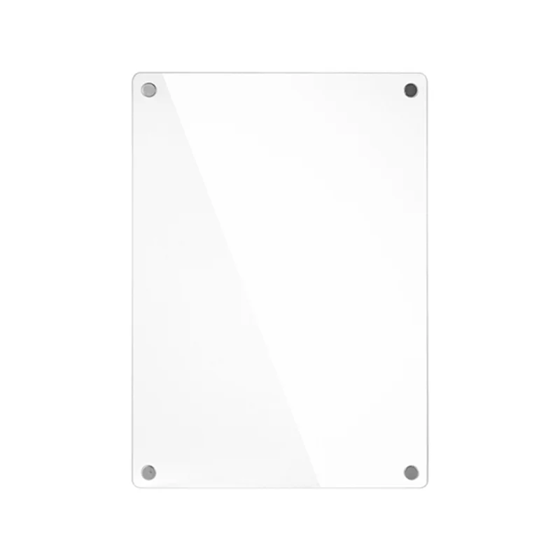 Dimensional Magnetic Transparent Acrylic Weekly Plan Notes Message Board Erasable DIY Magnetic Refrigerator Sticker-POS