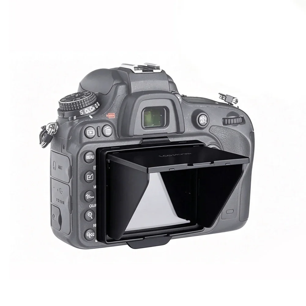 Camera LCD Screen Protector Pop‑up Sun Shade Hood Shield Cover For Nikon D850 D750 D7500 D500 DSLR Camera LCD Monitor Sun Visor