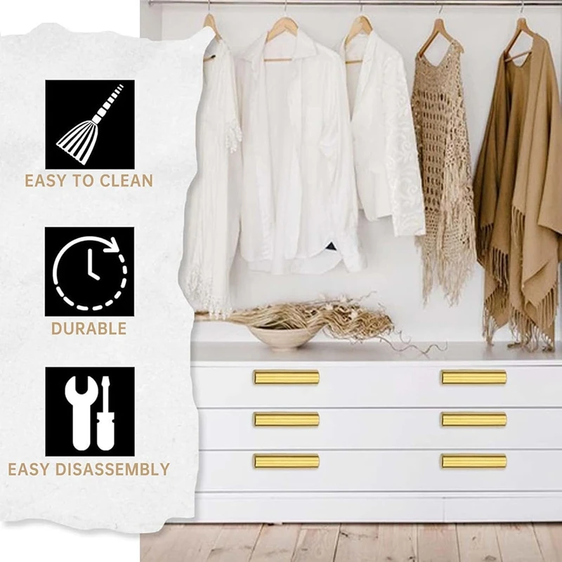 PORK-12Pack مقابض خزانة المطبخ نحى النيكل خزانة تسحب 46 مللي متر T مقابض للبار مع مسامير لخزائن أبواب الحمامات