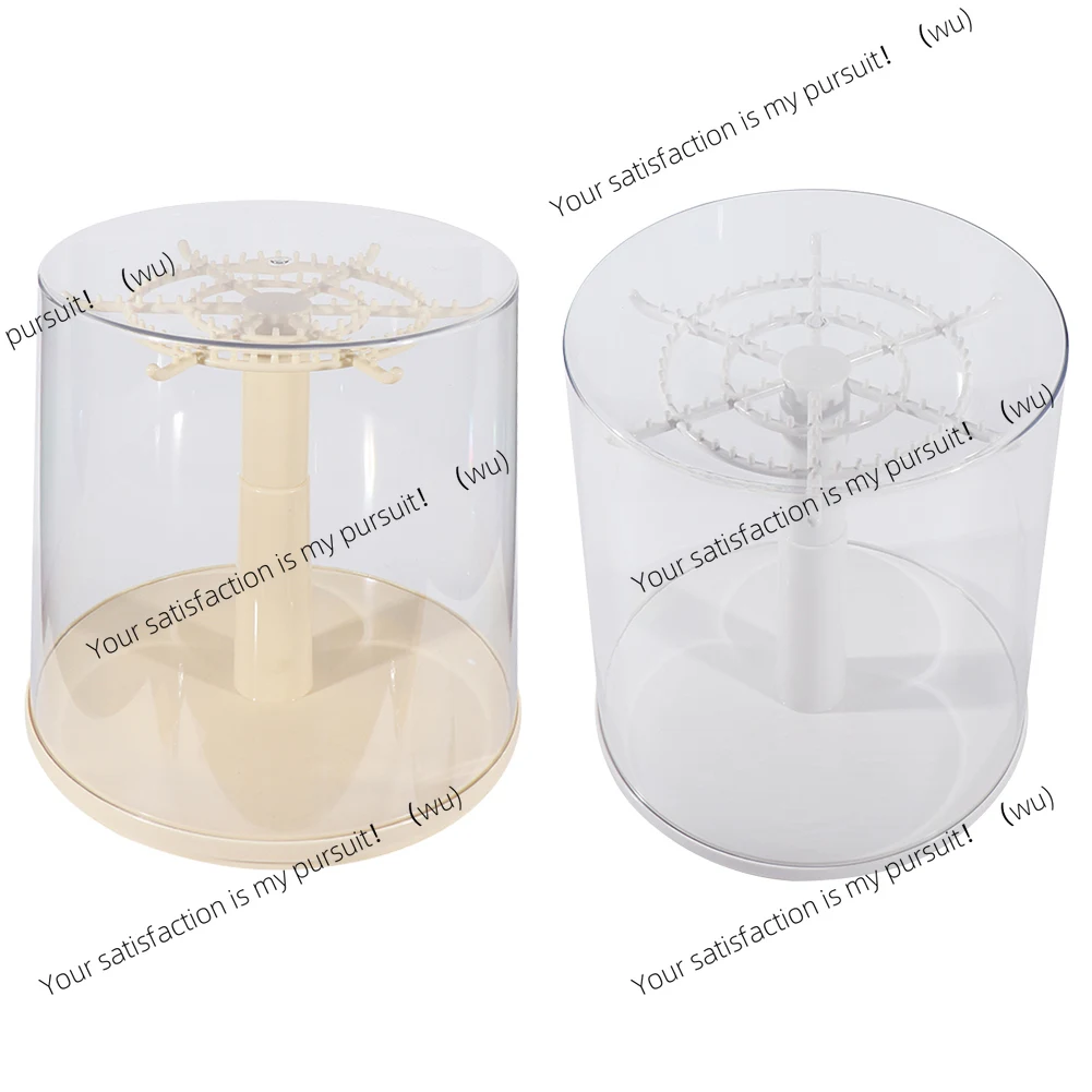 

Вращающийся витрина для плюшевых кукол, прозрачный ящик для хранения кукол с крышкой