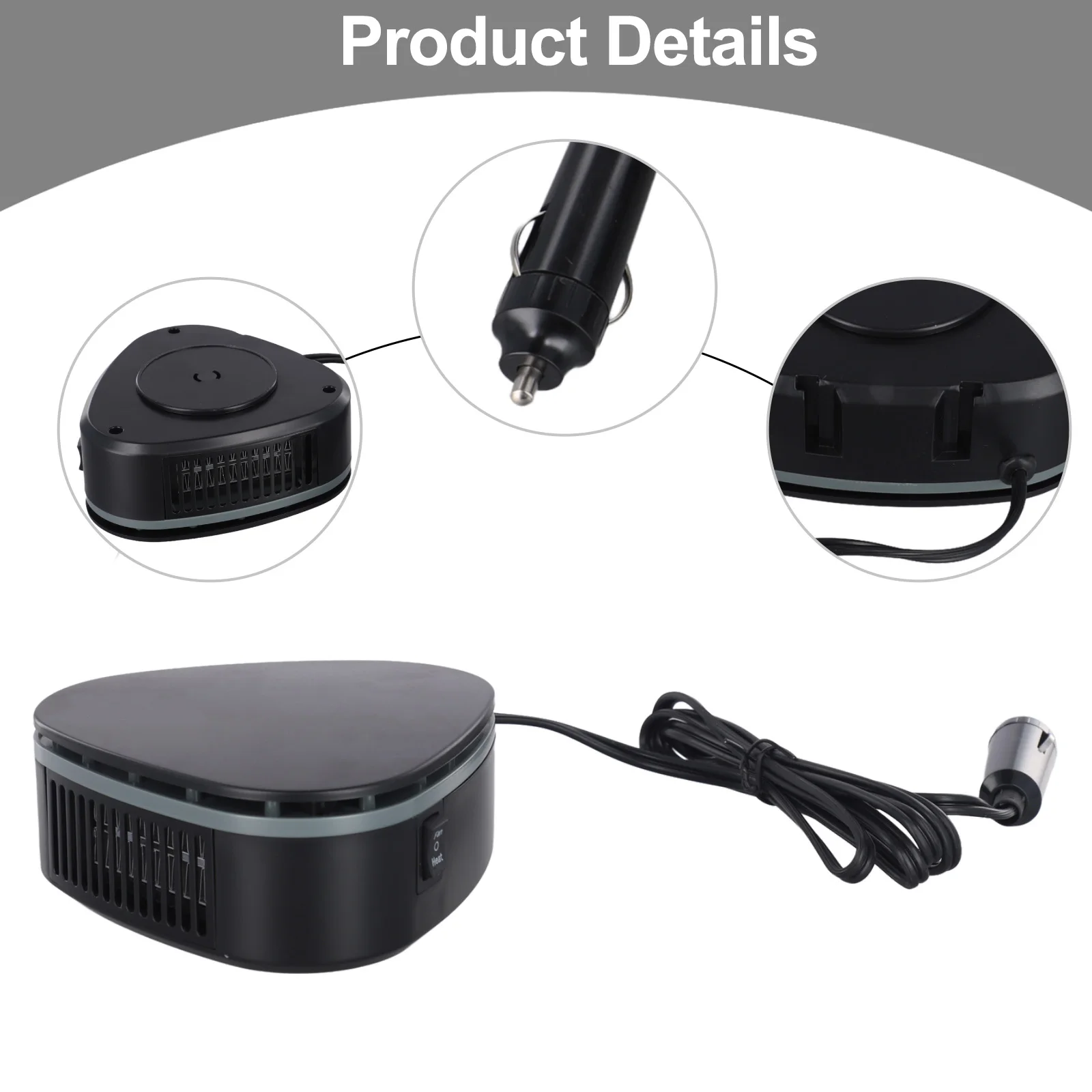 Convenient Driving Winter Driving Car Defroster Long-term Usage Clearer Visibility Dual Cold And Warm Air Mode