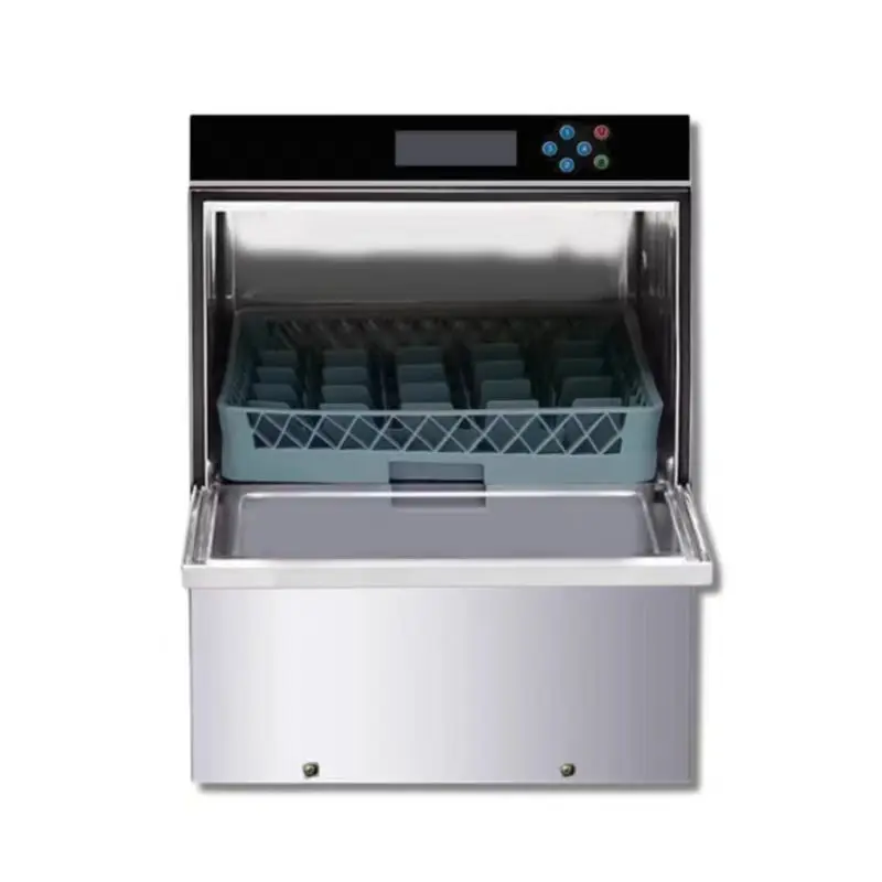 Commercial Under Counter Dishwasher Built-in Glass Washer Machine Automatic High Temperature Cleaning CE Certified Machine