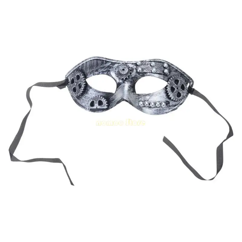 31BF Kostüm Party Maske Maskerade Maske Karneval Maske Steampunk Halbe Gesichtsmaske Augenmaske für Frauen Männer Halloween
