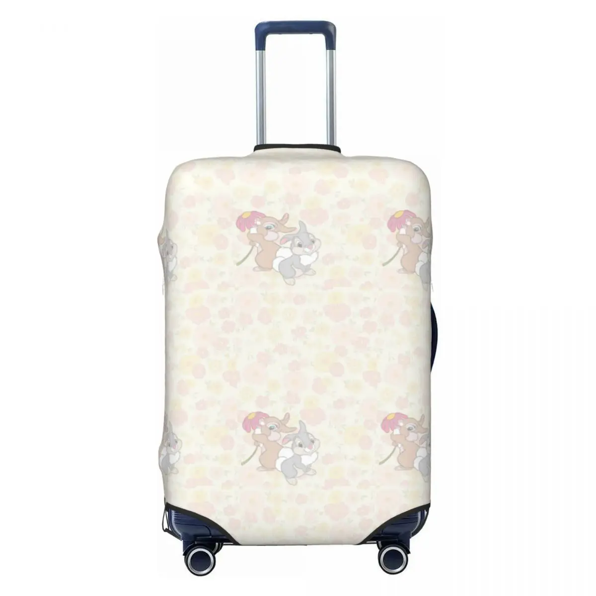 

Custom Fashion Thumper And Miss Bunny Luggage Cover Protector Dust Proof Bambi Cute Cartoon Travel Suitcase Covers