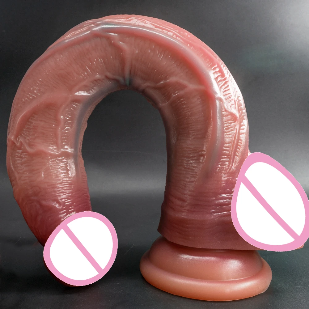 34CM Realistic Silicone Dildo Super Large Penis Sex Toy For Men Women With Thick Glans Anal Soft Penis Sex Toys for Women Adults