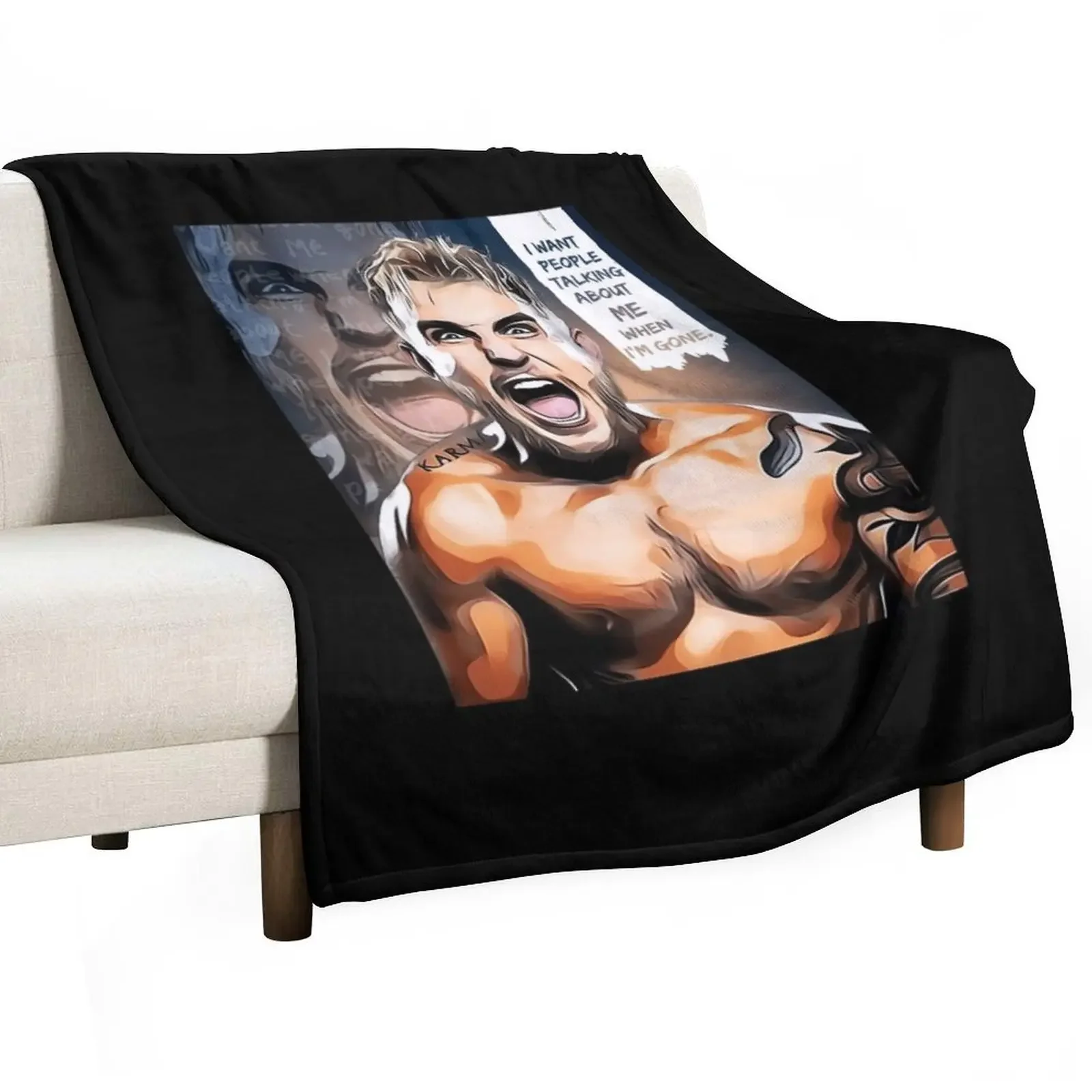 Jake Paul Vs Naysayers Throw Blanket Hairy cosplay anime blankets ands Softest Blankets