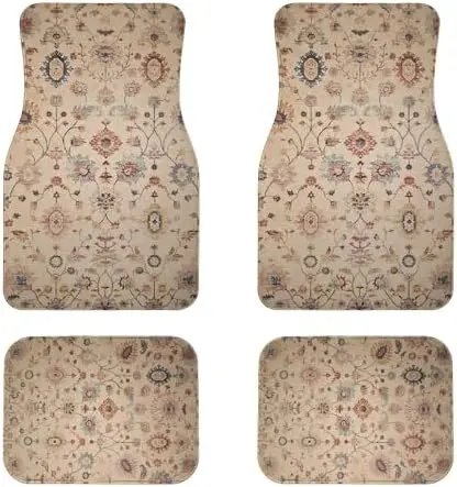 

Luxury Vintage Oriental Car Floor Mats – Non-Slip, All-Weather Rubber Liners for Men & Women