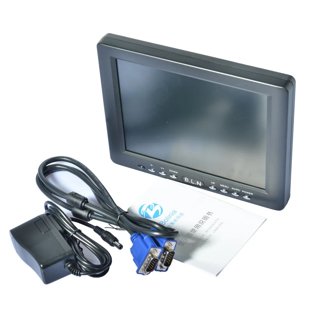 Industrial Microscope LCD Screen 8 Inch HD LCD Monitor BNC AV HDMI VGA Mini Monitor Digital Microscope Display