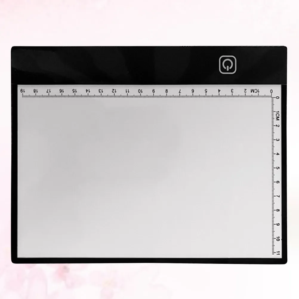 A5 Size Drawing Board Copying Writer Board Simple Light Box Touch Switch Three Gears Dimming USB Charging Cable for Student Home