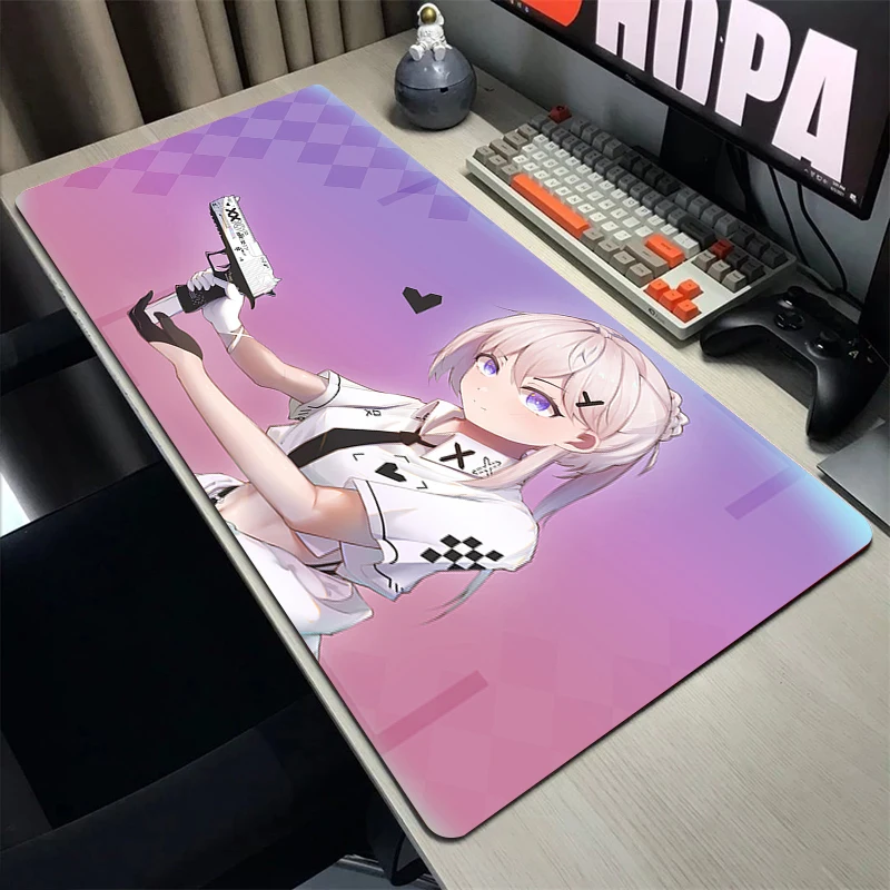 

CSGO Game Pads XXXL Mouse Pad Gamer Mousepad Rubber Desk Mat Mouse Mats 50x100 Print Stream Gaming Mouse Pad Anime Girl Mousemat