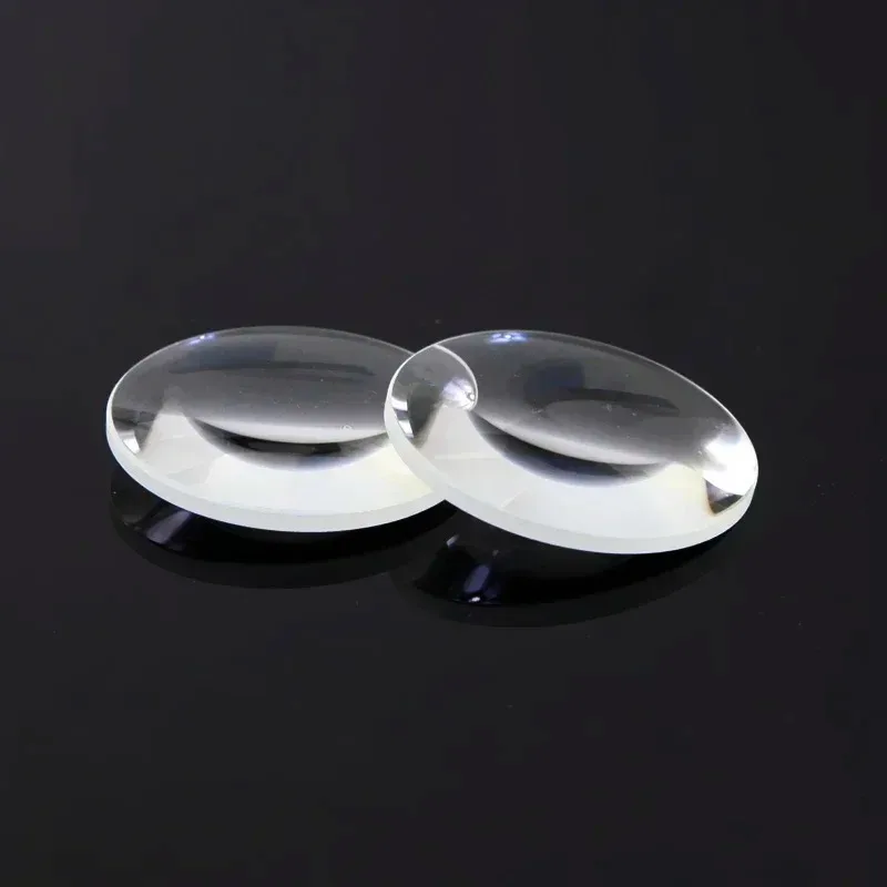Ultra-clear Glass Plano-convex Lens Brackets Set Precision Focusing Condenser 50.8mm Diameter Quartz Material