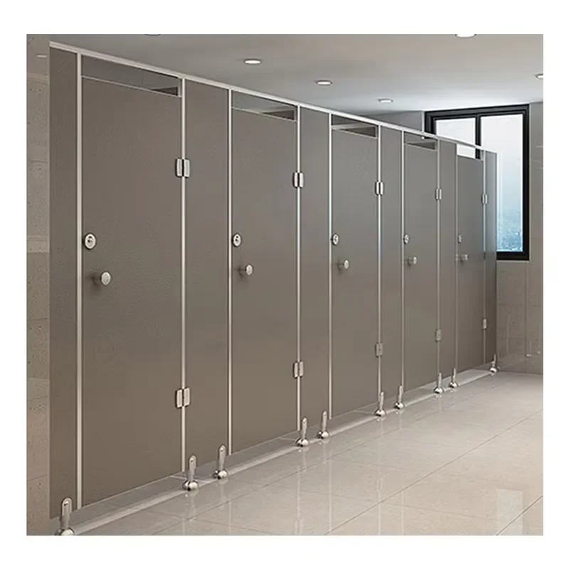 Stainless Steel Toilet Partitions Toilet Partition Commercial Hotel Graffiti Resistant Phenolic Shower