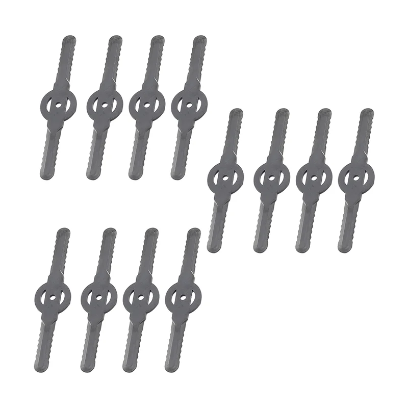 A53Q-60Pcs Plastikowe ostrza do podkaszarki do trawy Ostrze do kosiarki Akumulatorowa podkaszarka Narzędzie ogrodowe Kosiarka Akcesoria do podkaszarki