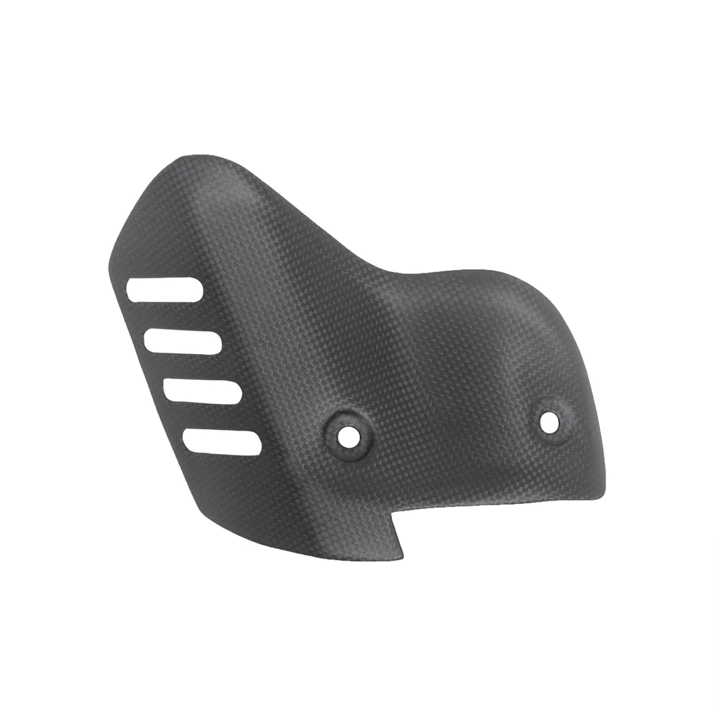 MOTO4U For Ducati 848 Carbon Fiber Exhaust Cover For Termignoni exhaust Exhaust Heat Shield Motorcycle Accessories