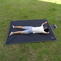 Tent Footprint Pocket Picnic Mat With Windproof Stakes Camping Portable Folding Waterproof Tent Ground Sheet Travel Beach Mat