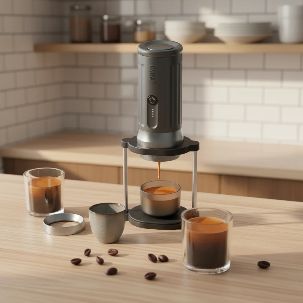 

PCM03S MAX Portable Automatic Electric Coffee Maker 20 Bar Pressure 13500mAh Battery Temperature Control App-Controlled