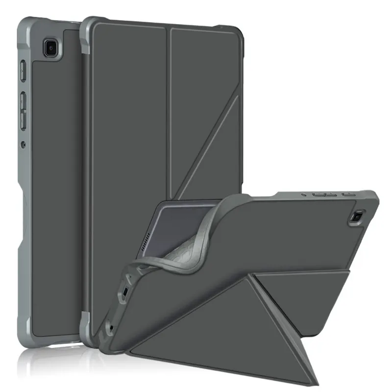 Etui Origami TPU do Samsung Galaxy tab A7 Lite 8.7 okładka A7 Lite SM T220 T225 Tablet wielokrotnego składania Funda Capa