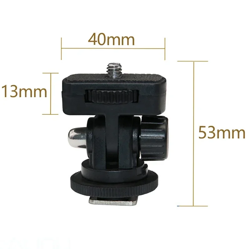 Versatile Hot Shoe Converter Adapter 1/4 Screw Hot Shoe Mount Thermal Boot Connectors For DSLR Mirrorless Cameras Accessories