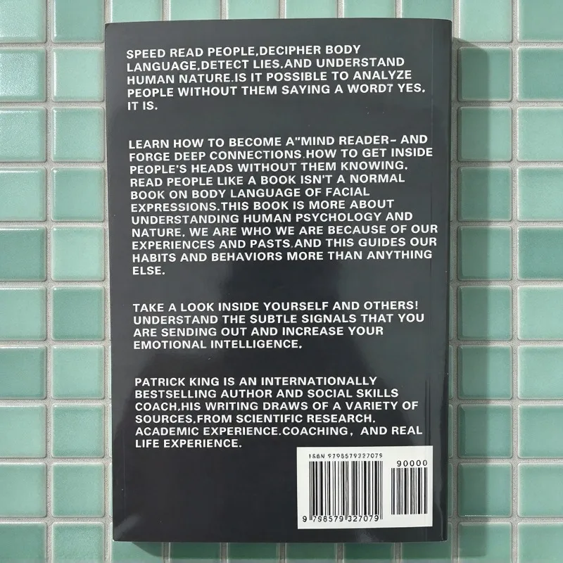 Read People Like a Book by Patrick King English Paperback for Adults, Learn to Analyze People's Mind,High Quality, Free Shipping