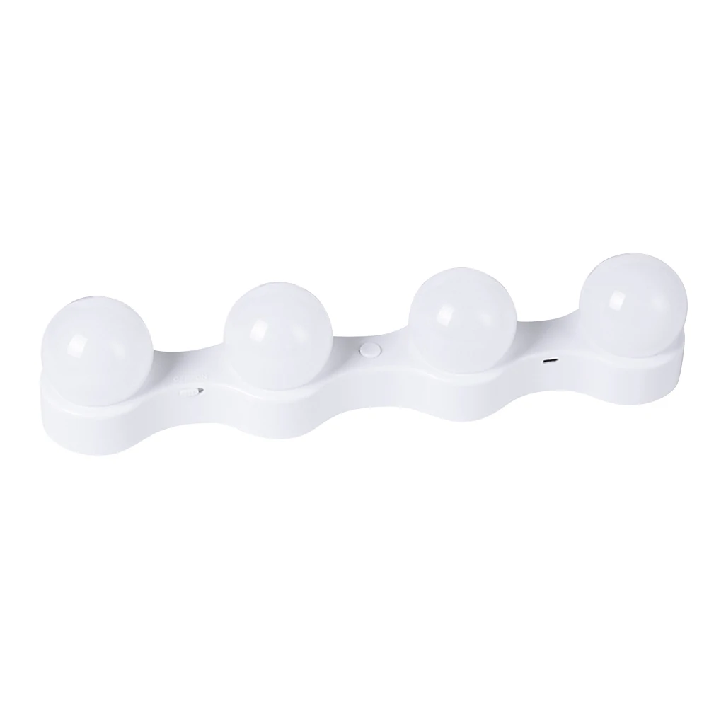 

LED Vanity Lights Makeup Lamp Suction Cup Easy Installation Bright LED Ball Bulbs Mirror Light Bathroom Vanity Table Showroom