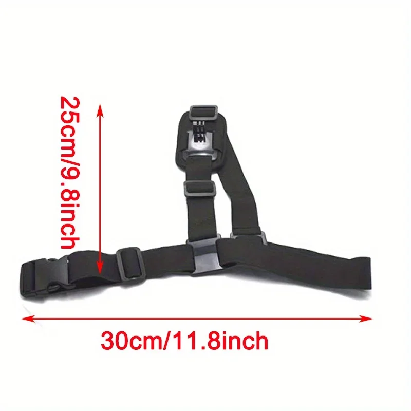 360 Degree Rotary Belt Backpack Shoulder Strap Mount For Gopro Hero 13 12 11 10 9 8 7 5 4 SJ4000 for Camera Chest Harness Belt