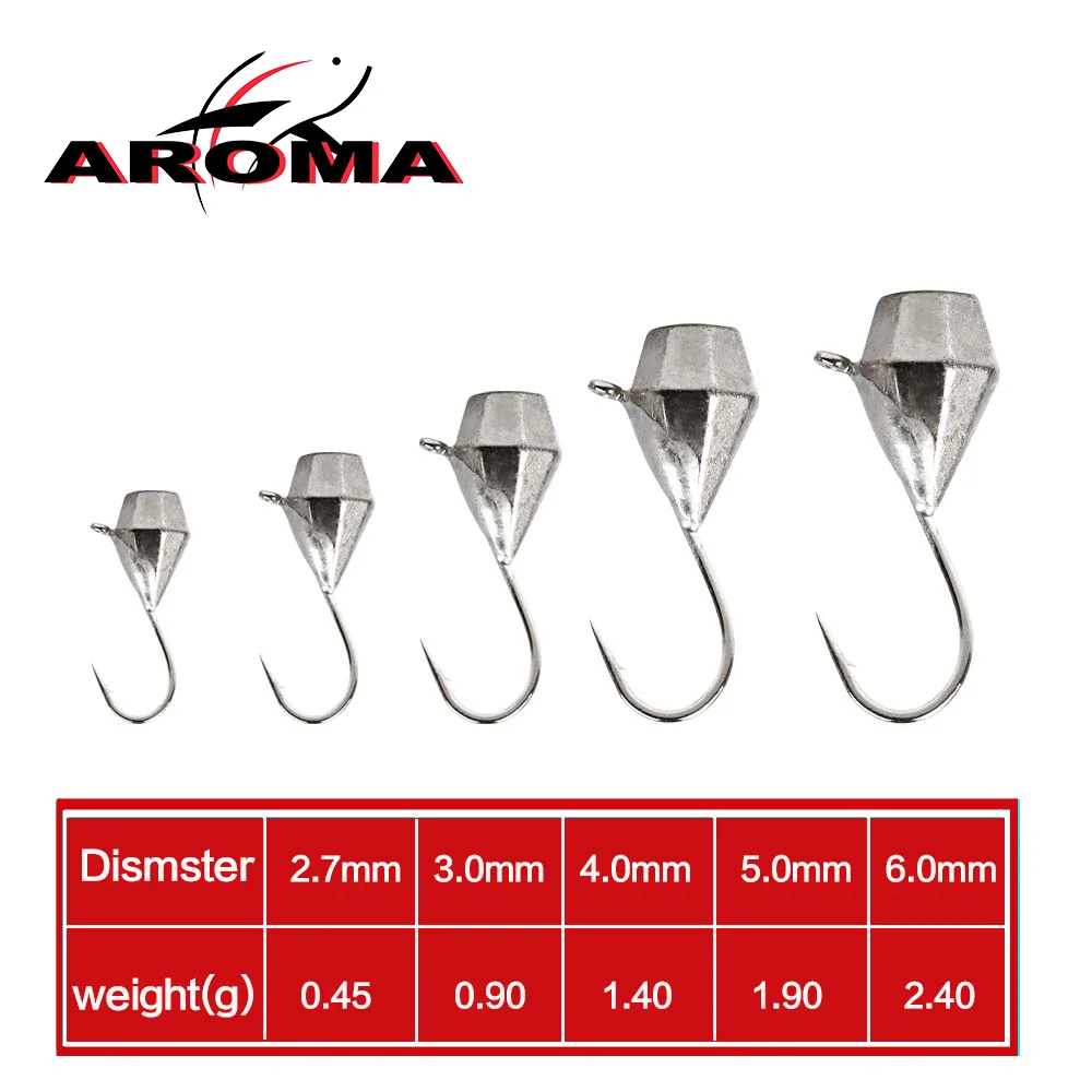 Hot sale mix Jig Primary Color Tungsten Ice Fishing Hayabusa Hook Tungsten Ball Jig Head Deep Water Soft Lure