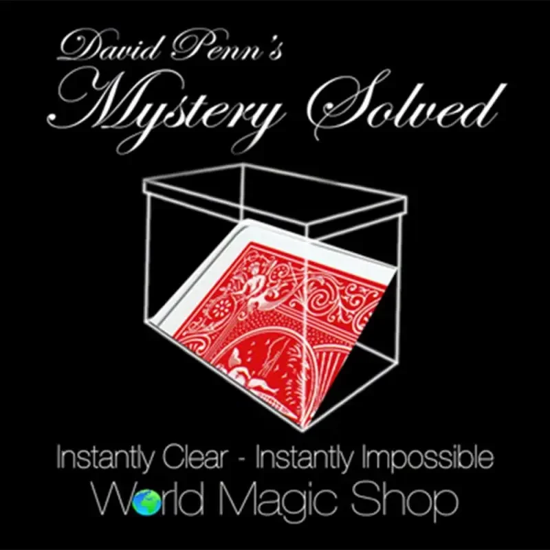 David Penn's Mystery Solved Visual Card Magic Close up Magic Trick Magia Magie Magician Prop Accessory Illusion Gimmick Tutorial