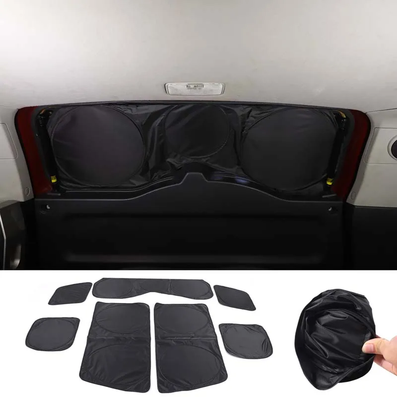 

Для Toyota FJ Cruiser 2007-2021 автомобильное полное оконное стекло, летняя УФ-солнцезащитная защита, солнцезащитный блок, автомобильные аксессуары