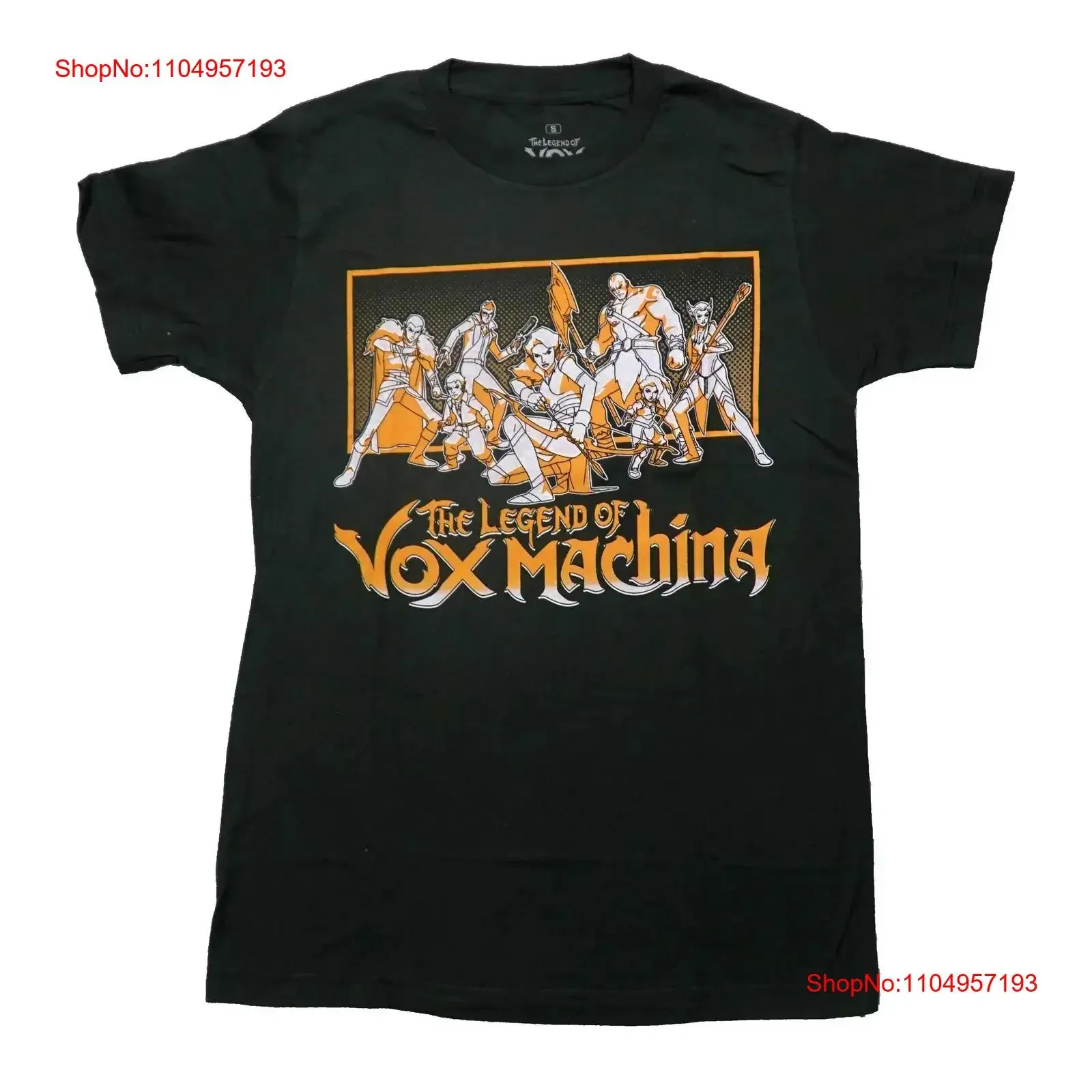 

Новая футболка для взрослых The Legend of Vox Machina Fighting Cast Pose Over Name, винтажная, слегка растянутая, дышащая, унисекс