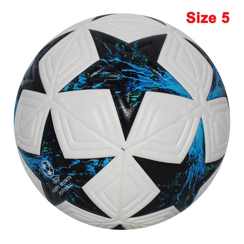 NONE Hochwertige Fußbälle, offizielle Größe 4/5, PU-Material, nahtloses Tor, Team, Outdoor-Match-Spiel, Fußballtraining, Ballon de Foot 5