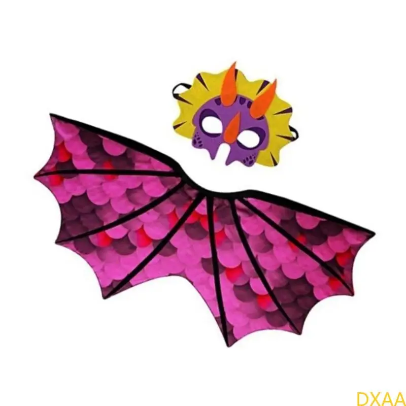 DXAA DINOSAURO ASLA DINOSAURS MÁQUIMA HALLOWEEN DRAGON COSPLAY ACESSÓRIOS PARA KIR