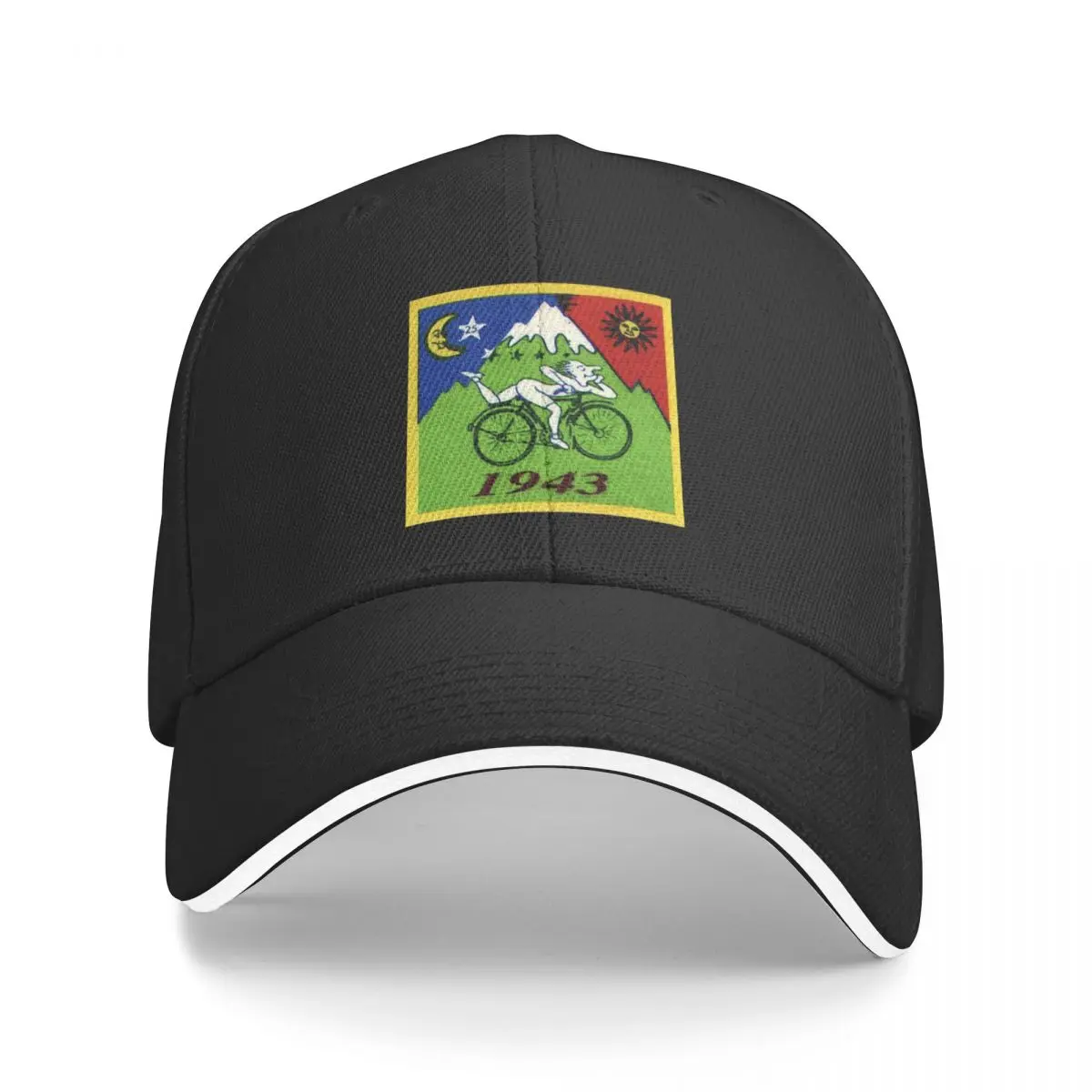 

Albert Hoffman LSD Bicycle Day Baseball Cap sun hat birthday Fashion Beach Luxury Brand Women's Golf Wear Men's