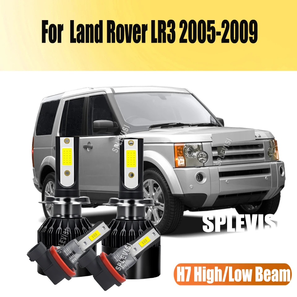 

477 499 711 LED 6000K White Headlight Fog Lights The Ultimate Style Upgrade For Land Rover LR3 2005 2006 2007 2008 2009