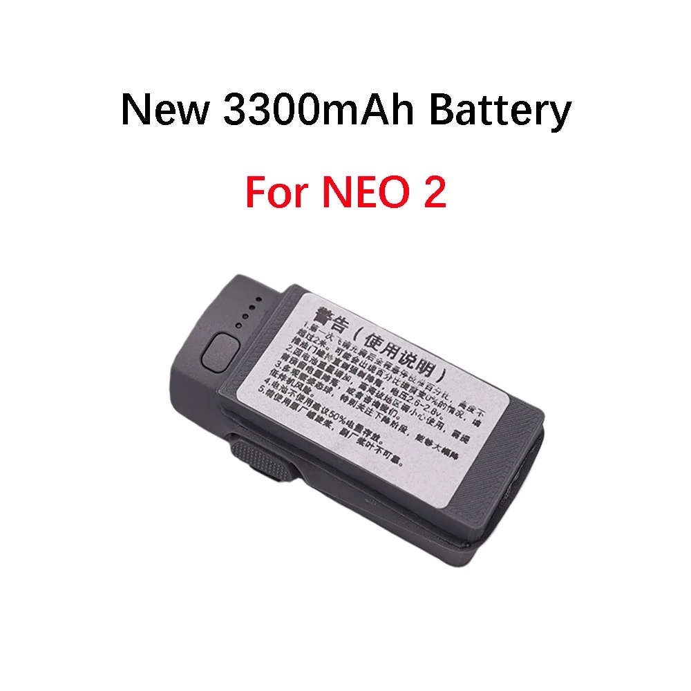 DJI Neo 2용 새 3300mAh 배터리 3300mAh 장시간 지속 교체 배터리 25분 고용량 배터리 NEO 2 수리 부품