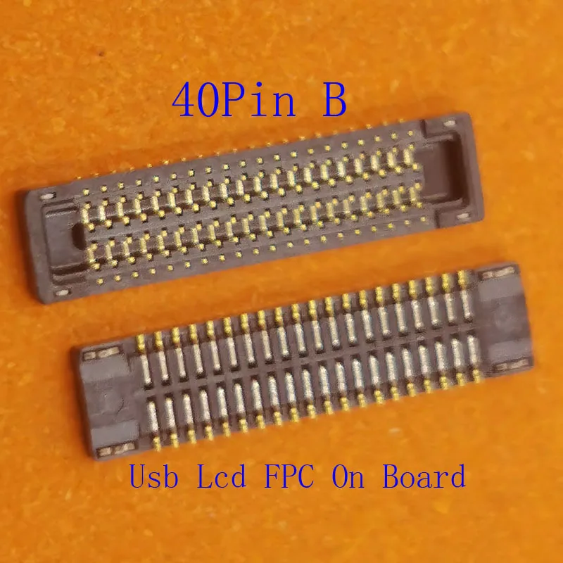 

2-50Pcs Plug Lcd Display Usb Charging FPC Connector For Samsung Galaxy A05S A057 M14 M145 A14 4G A145F A04 A045 M04 M045 40Pin