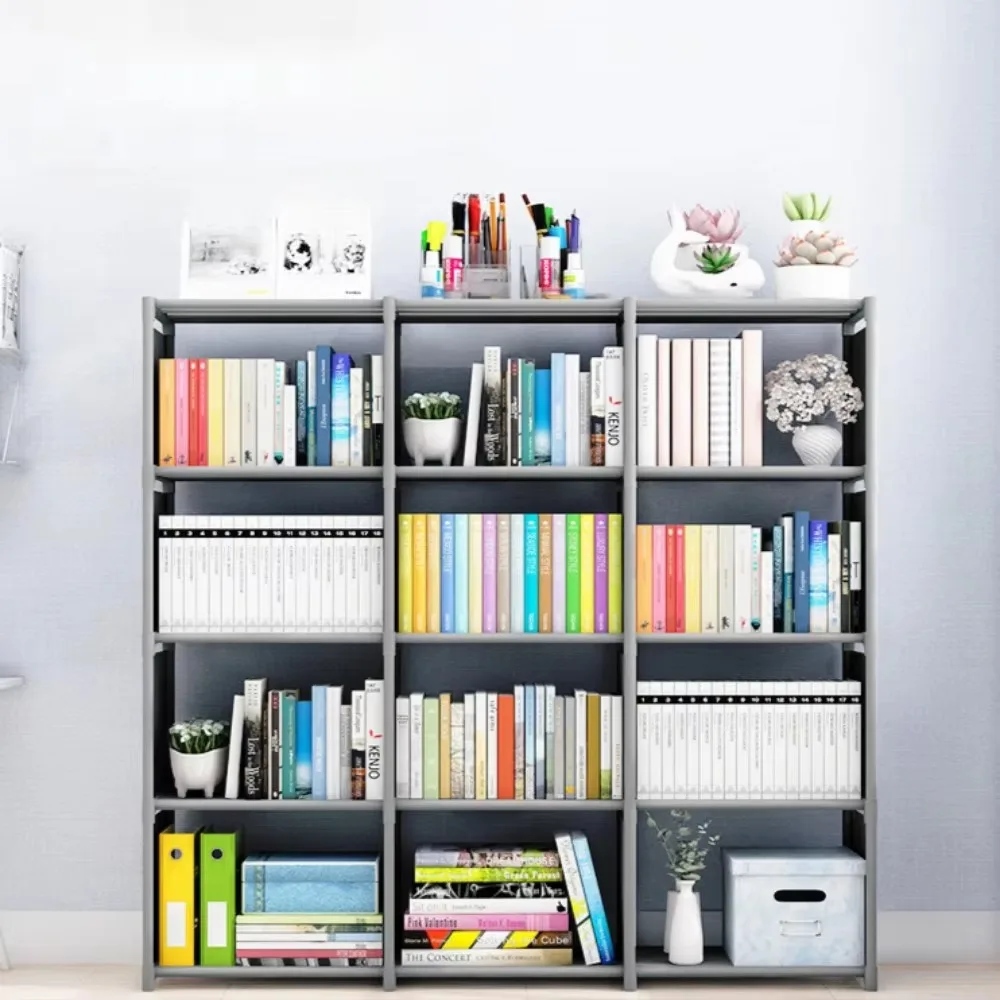 Simple Bookshelf Multi-function Sturdy And Stable Shelf Easy To Move Storage Rack Minimally Designed Floor To Ceiling Bookshelf