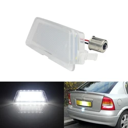 ANGRONG 1x Rear LED License Number Plate Light For Vauxhall Opel Astra G MK4 HB Saloon 98-04