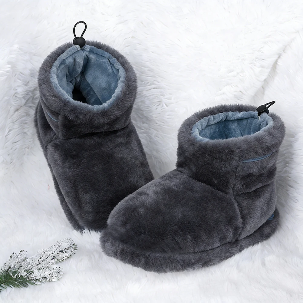 Image 4: Chaussons chauffants USB, pantoufles électriques confortables, chaussures chauffantes électriques pour hommes et femmes