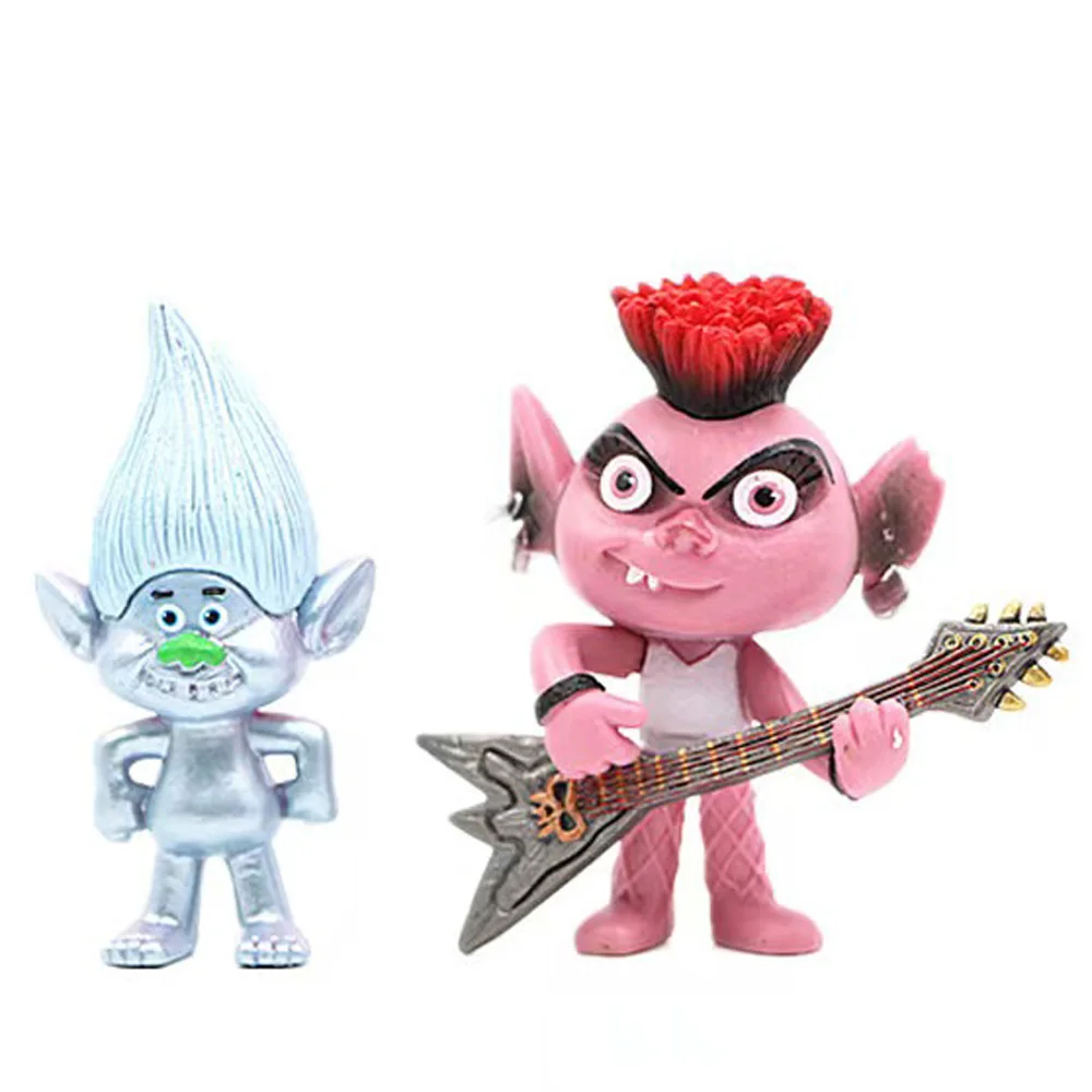 Trolls Branch Critter Skitter Figures  ترولز فرع كريتر شخصيات سكيتر ترولز الأطفال المتصيدون PVC لعبة شخصية كرتونية كعكة عيد ميلاد هدايا أطفال