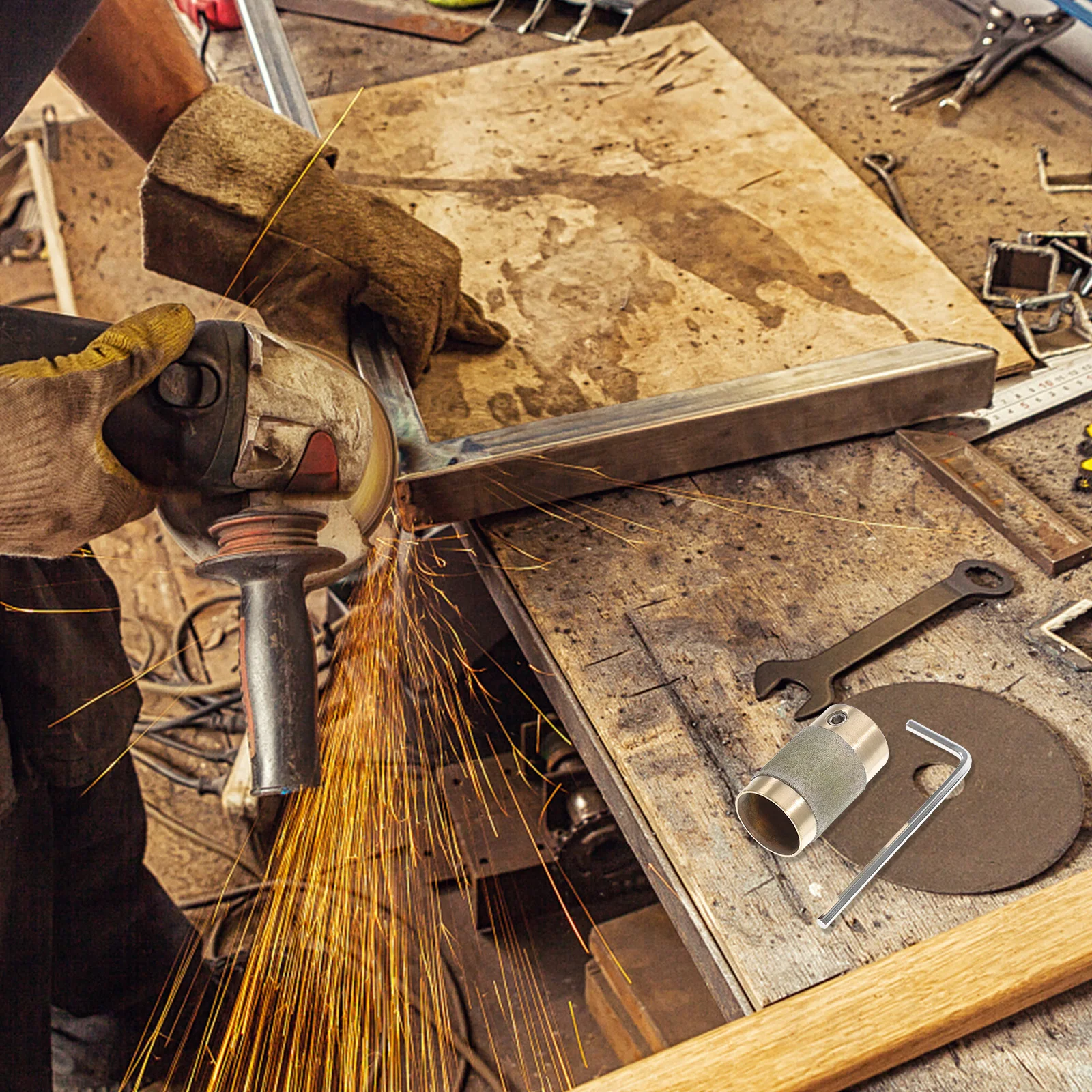 

Stained Glass Grinding Tool Cutting Key Grinder Wheel Brass Core Bits Glassware