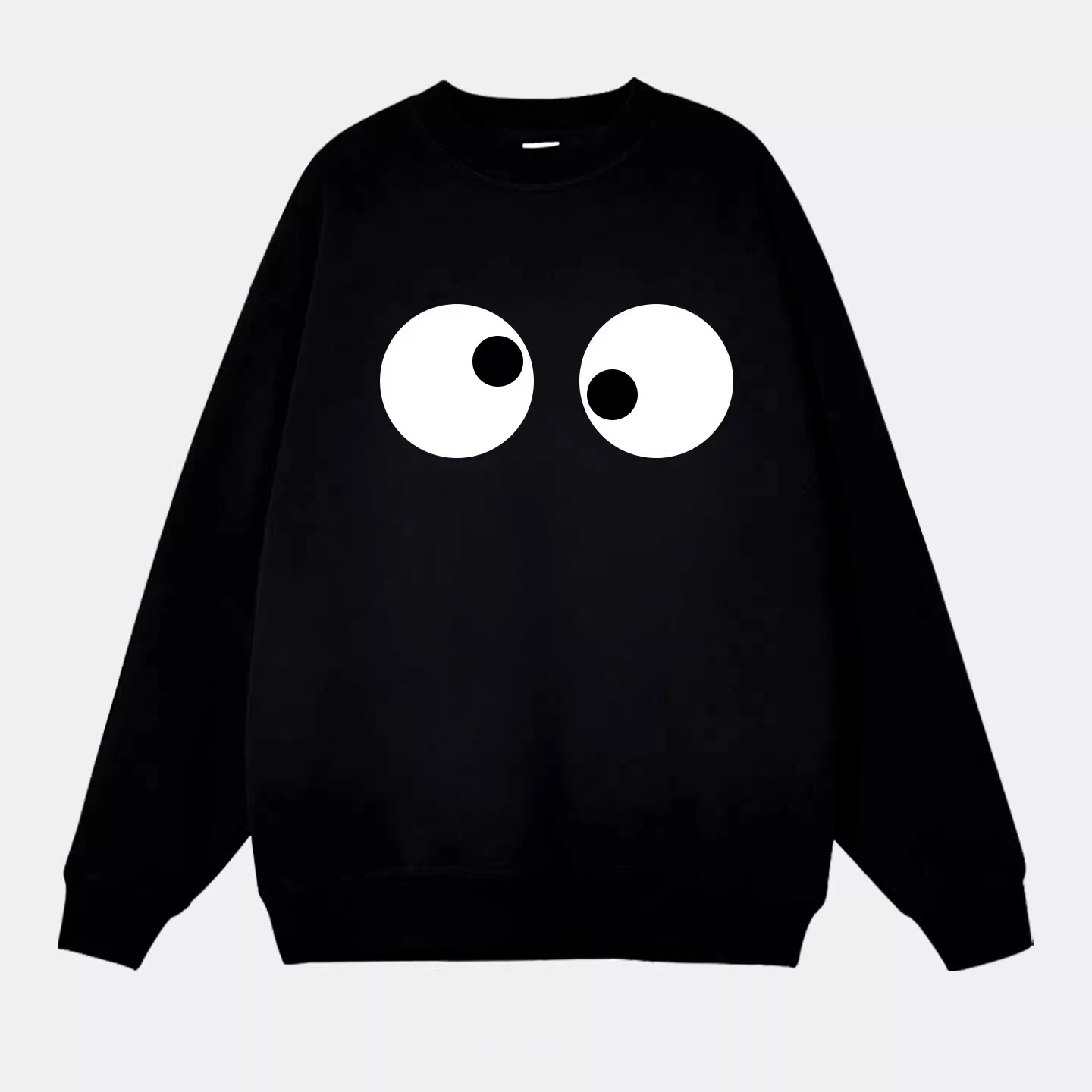 بلوزات رجالية مقاس كبير مبطنة بالصوف 110-185 كجم رقبة دائرية ملابس رياضية فضفاضة من الصوف الدافئ بلوفرات قطنية ملابس رجالية غير رسمية #3