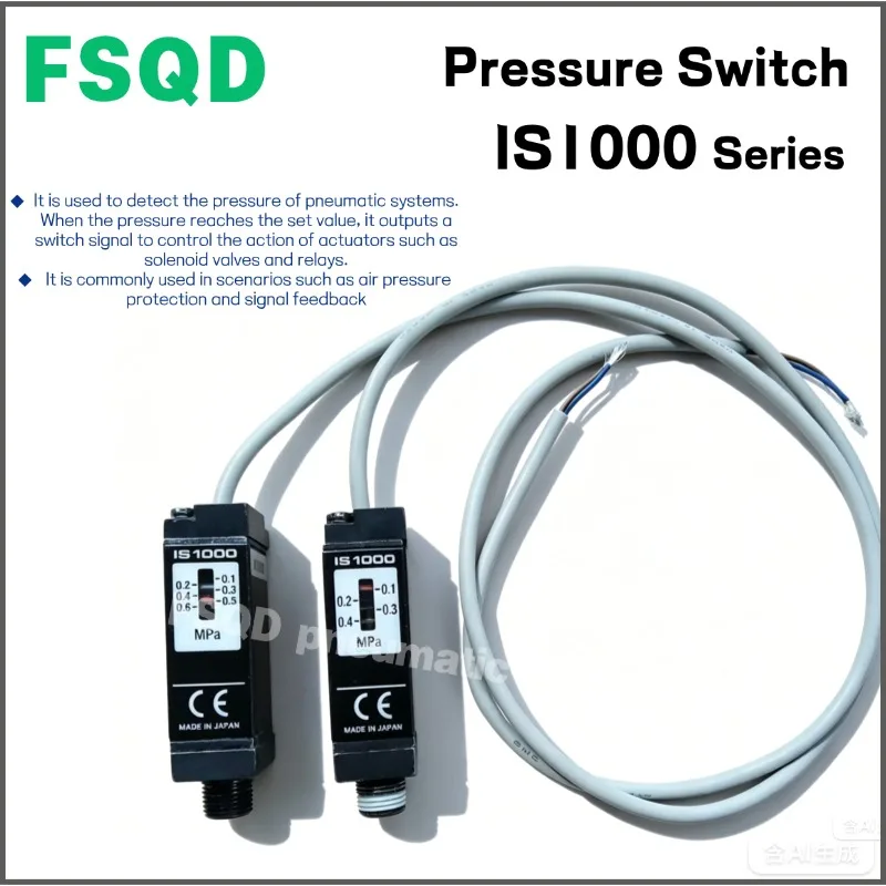 

IS-1000 FSQD Pneumatic solenoid valve Pressure Switch